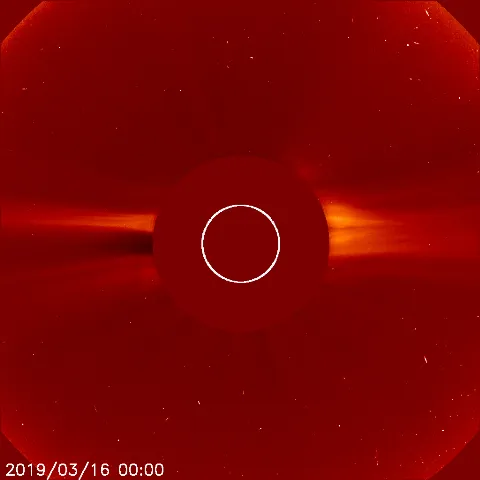 Image of solar wind