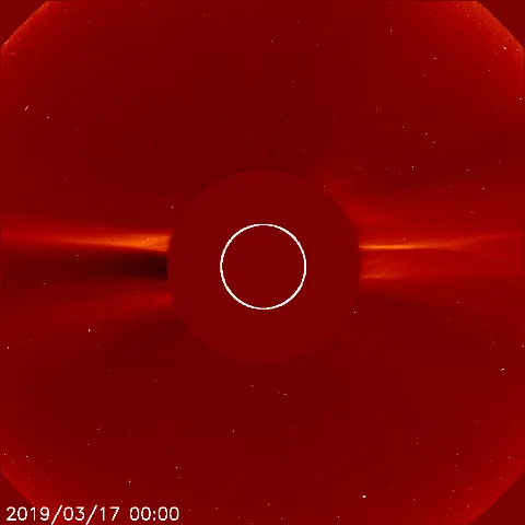 Image of solar wind