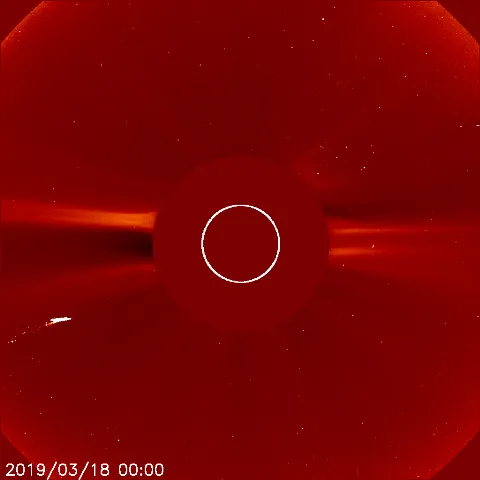 Image of solar wind