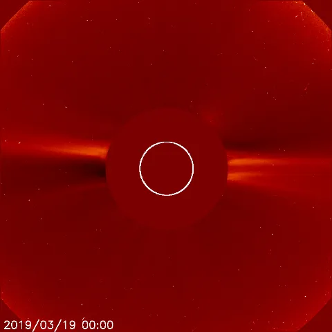 Image of solar wind