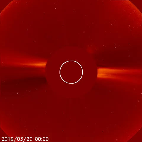 Image of solar wind