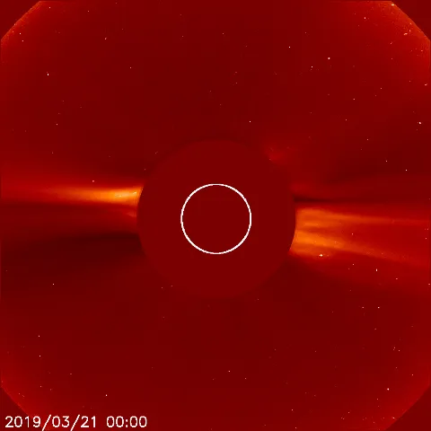 Image of solar wind