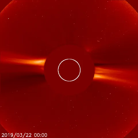 Image of solar wind