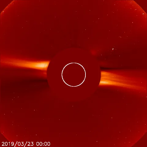 Image of solar wind