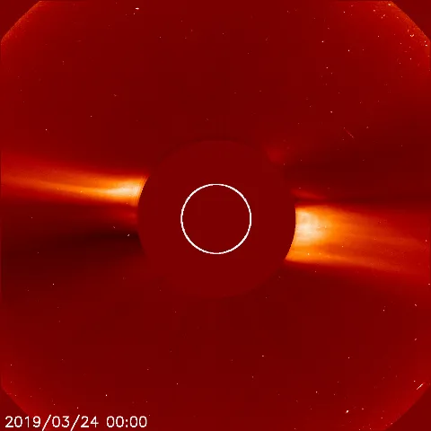 Image of solar wind