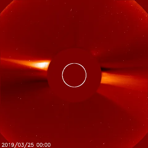 Image of solar wind