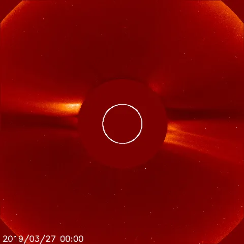 Image of solar wind