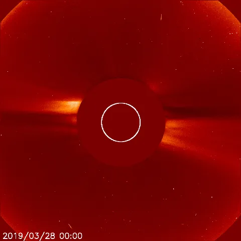 Image of solar wind