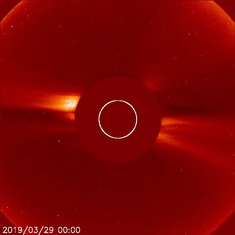 Image of solar wind