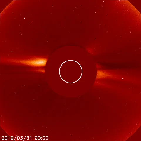 Image of solar wind