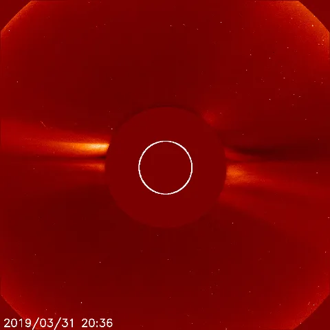 Image of solar wind