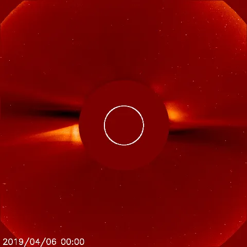 Image of solar wind