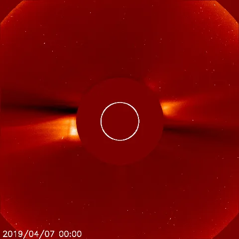 Image of solar wind