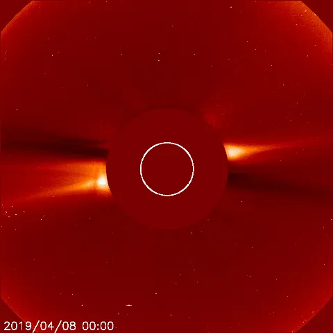 Image of solar wind