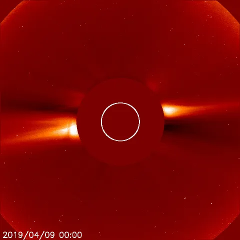 Image of solar wind