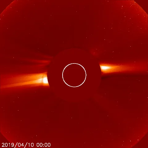 Image of solar wind