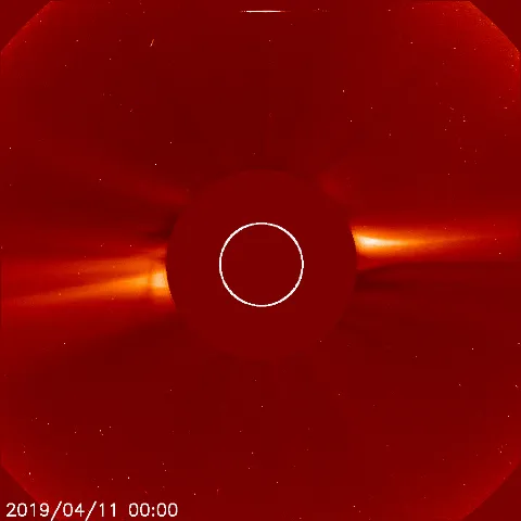 Image of solar wind