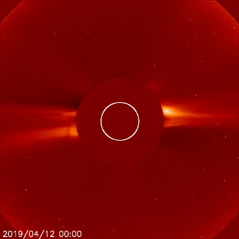 Image of solar wind