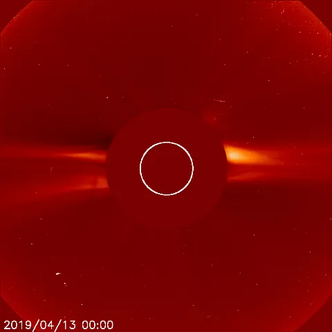 Image of solar wind