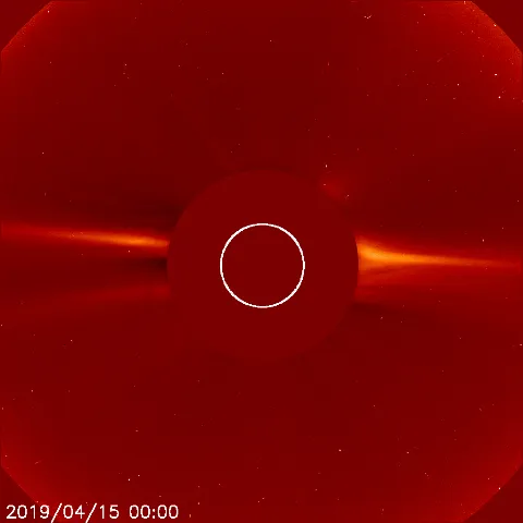 Image of solar wind