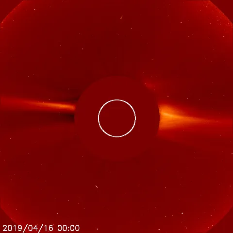 Image of solar wind