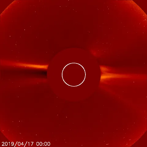 Image of solar wind