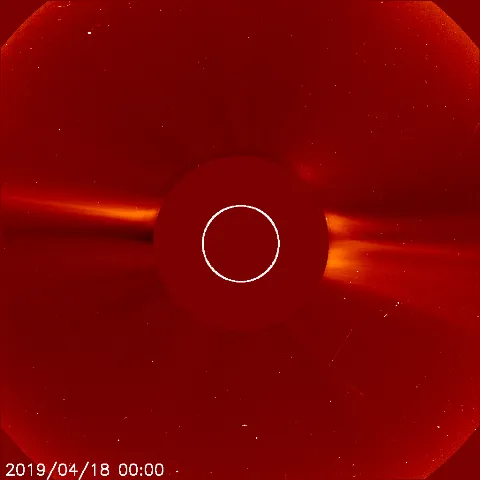 Image of solar wind