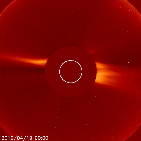 Image of solar wind