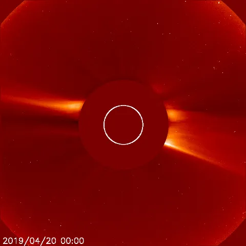 Image of solar wind