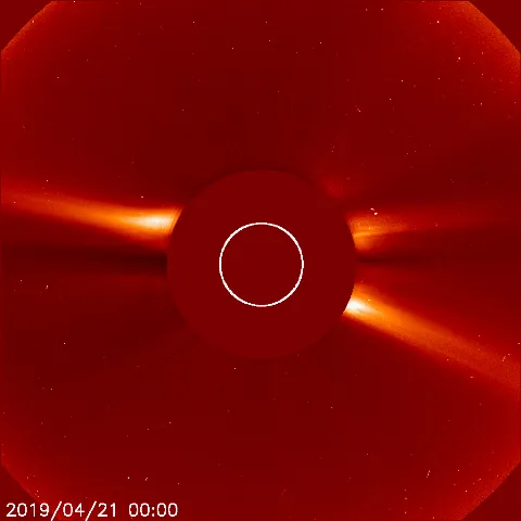 Image of solar wind