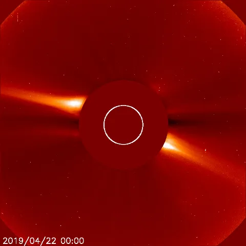 Image of solar wind