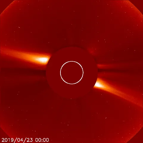 Image of solar wind