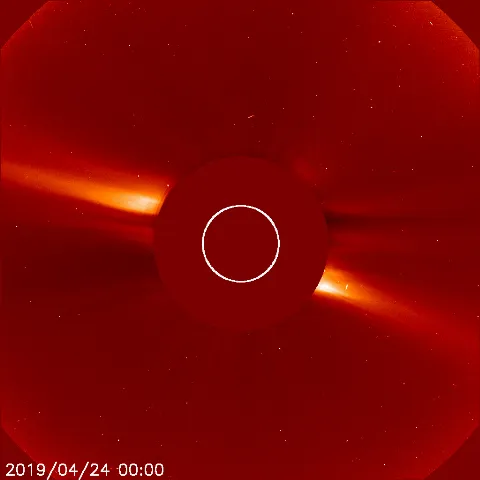 Image of solar wind