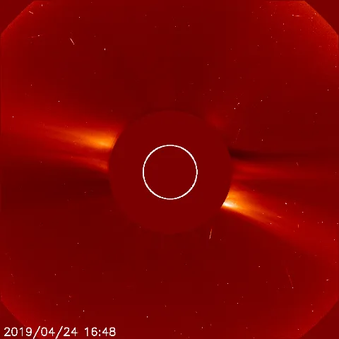 Image of solar wind