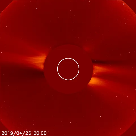 Image of solar wind