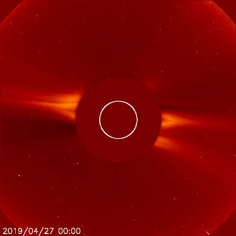 Image of solar wind