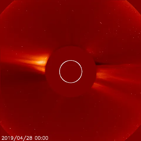 Image of solar wind