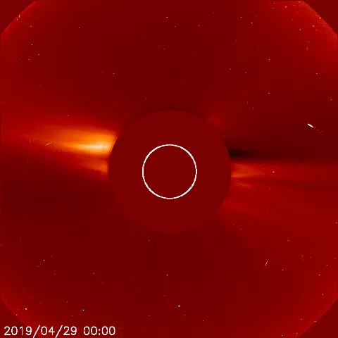 Image of solar wind