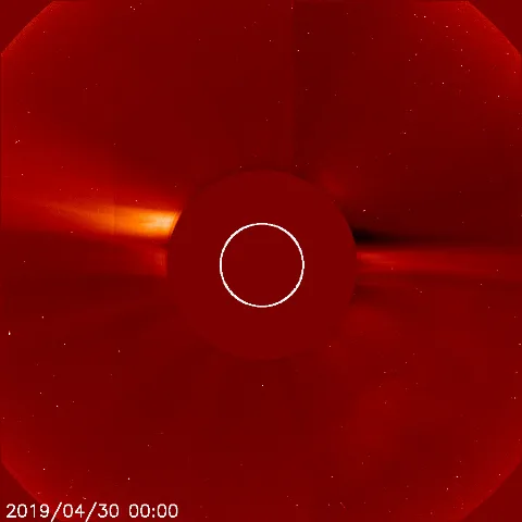 Image of solar wind