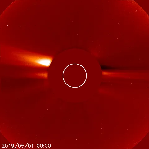 Image of solar wind