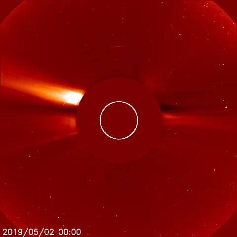 Image of solar wind