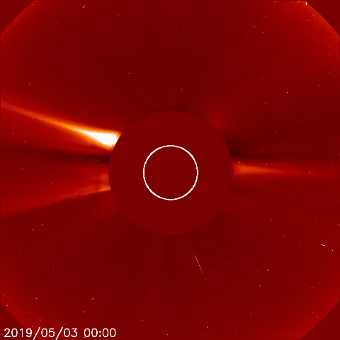 Image of solar wind