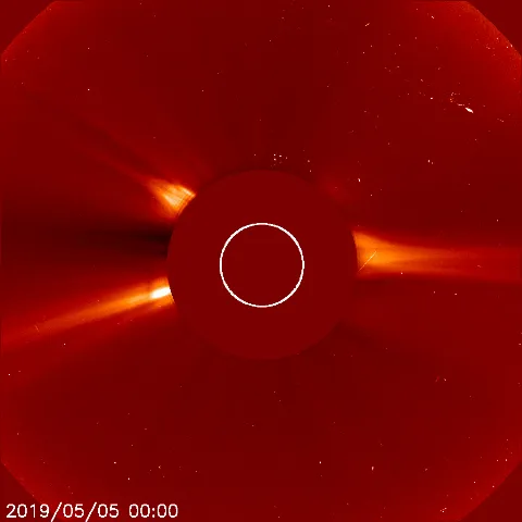 Image of solar wind