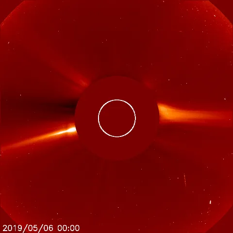 Image of solar wind