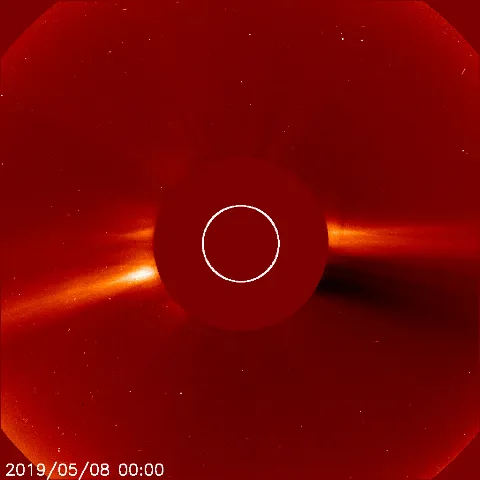 Image of solar wind