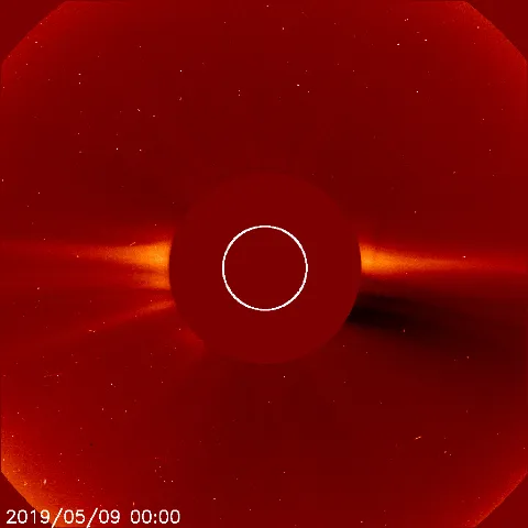 Image of solar wind