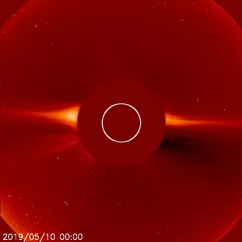 Image of solar wind