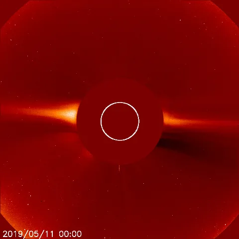 Image of solar wind