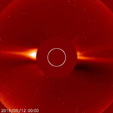 Image of solar wind