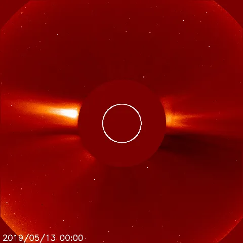 Image of solar wind